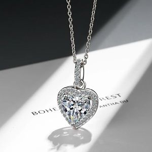 Sterling Silver Heart Pendant Necklace for Valentines Day Gift NWT